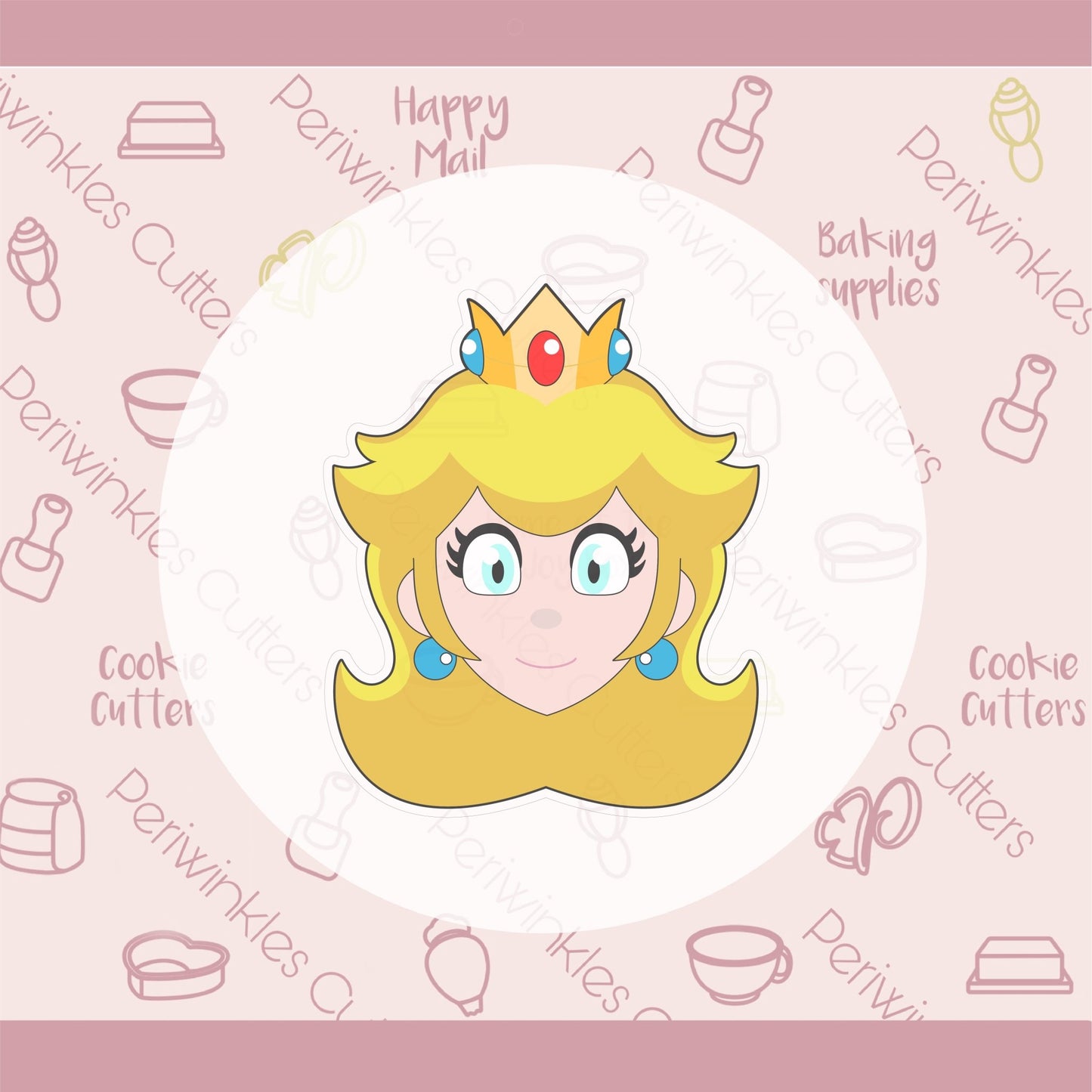 Video Game Princess Cookie Cutter - Periwinkles Cutters