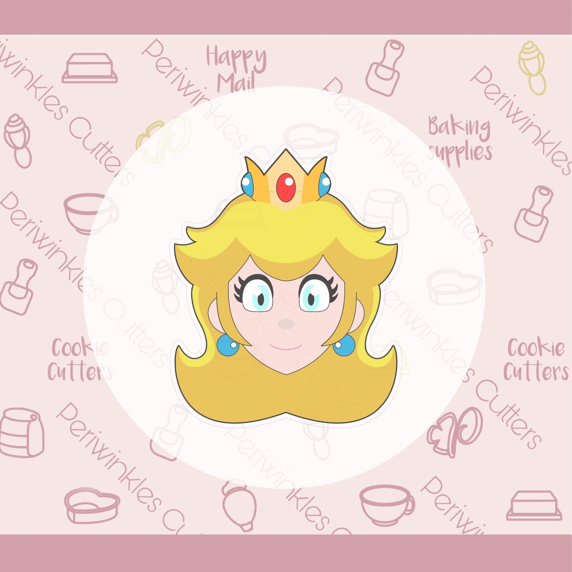 Video Game Princess Cookie Cutter - Periwinkles Cutters