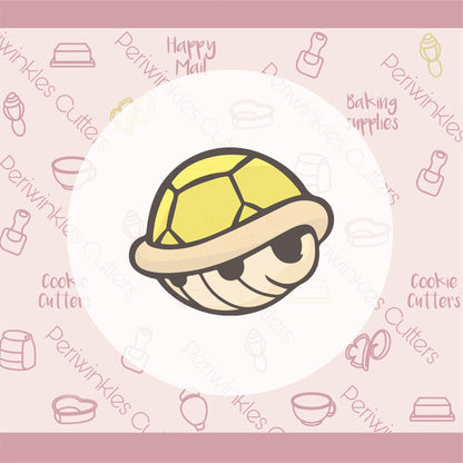 Video Game Turtle Shell Cookie Cutter - Periwinkles Cutters