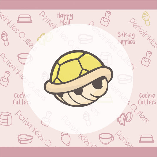 Video Game Turtle Shell Cookie Cutter - Periwinkles Cutters