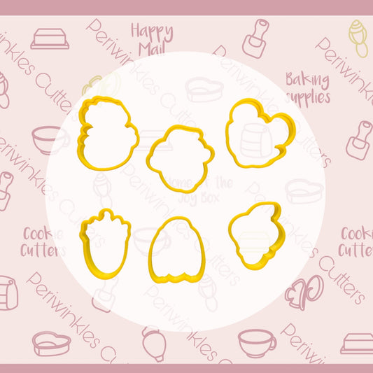 Villains and Mouse Halloween Set of 6 Cookie Cutter - Periwinkles Cutters