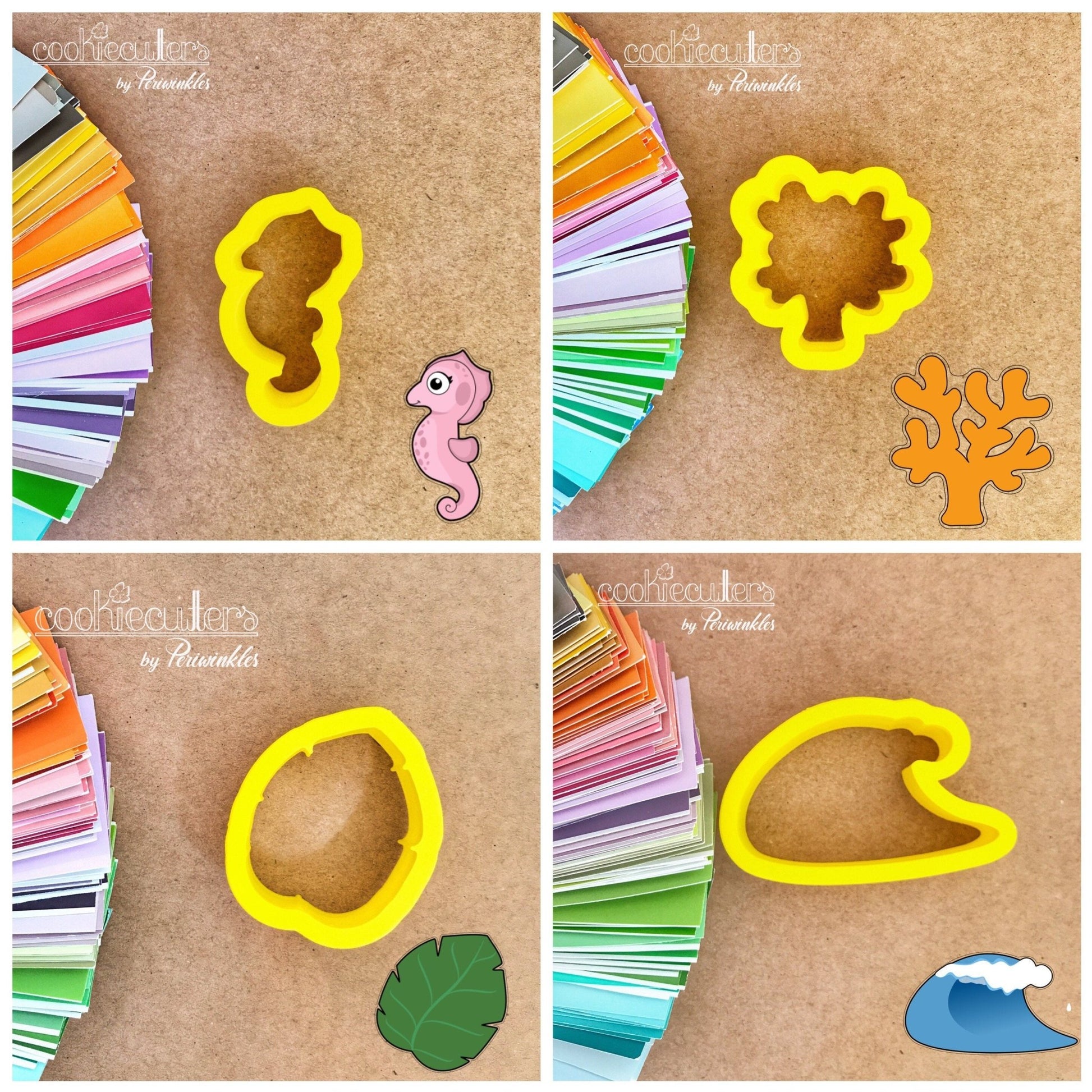 Wave Cookie Cutter - Periwinkles Cutters