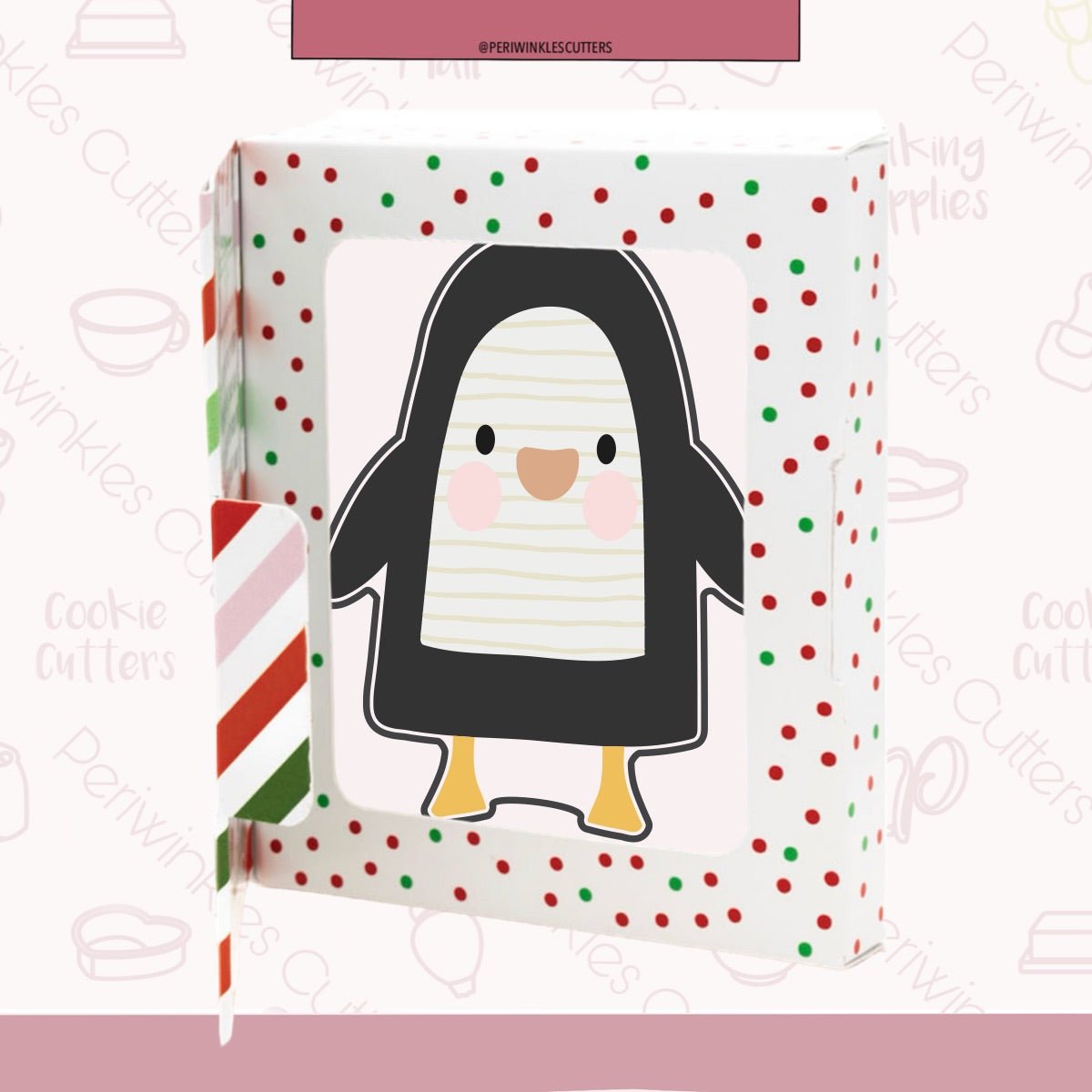 Winter Penguin Pal Cookie Cutter - Periwinkles Cutters Cookie Cutters