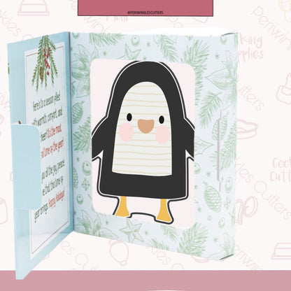 Winter Penguin Pal Cookie Cutter - Periwinkles Cutters Cookie Cutters