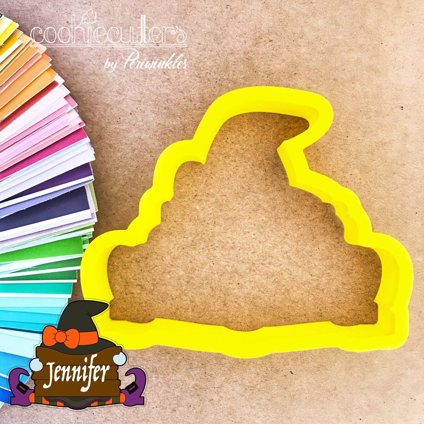 Witch Plaque Cookie Cutter - Periwinkles Cutters