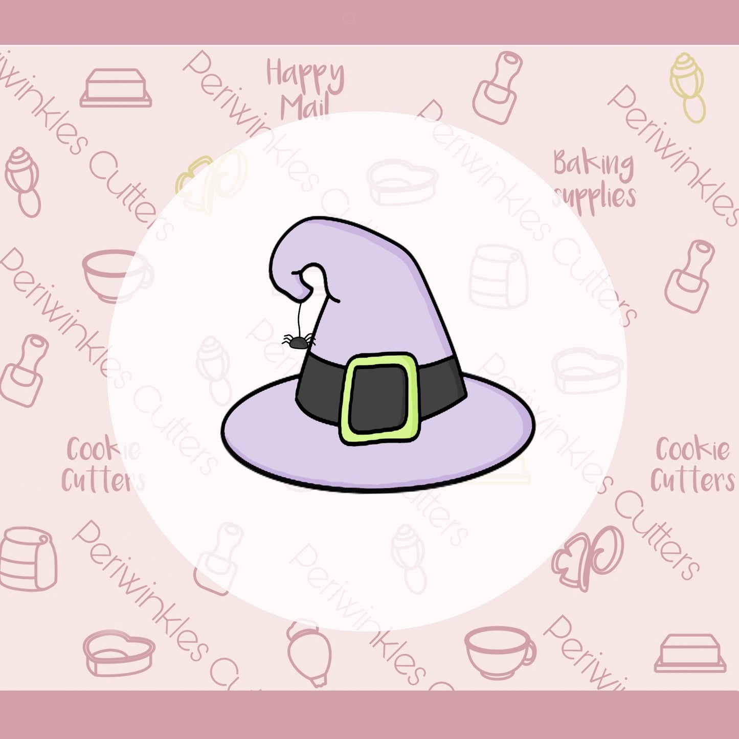 Witchy Hat Cookie Cutter - Periwinkles Cutters