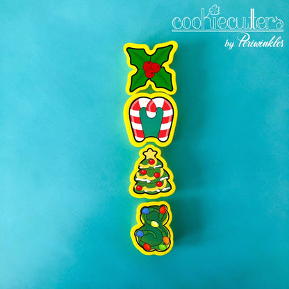 XMAS Letters MINI Cookie Cutter - Periwinkles Cutters