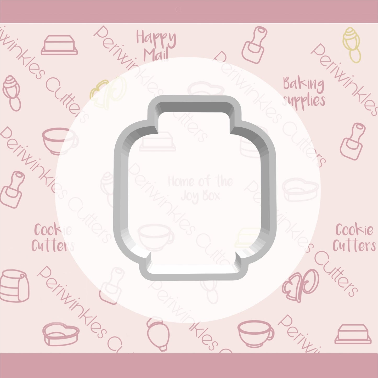 Yellow Block Cookie Cutter - Periwinkles Cutters