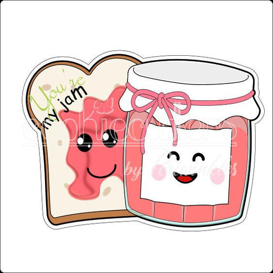 You are my Jam Cookie Cutter - Periwinkles Cutters